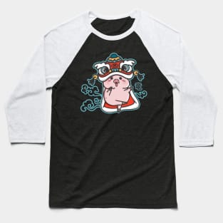 Dancing pig dragon Baseball T-Shirt